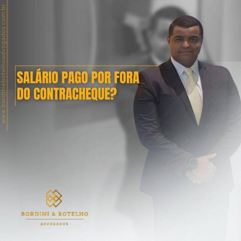 Salário pago por fora do contracheque?